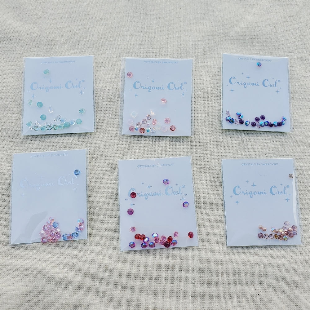 Origami Owl Swarovski stardust crystal packs